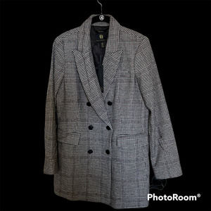 HOUSE OF HARLOW 1960 DOUBLE BREASTED BLAZER